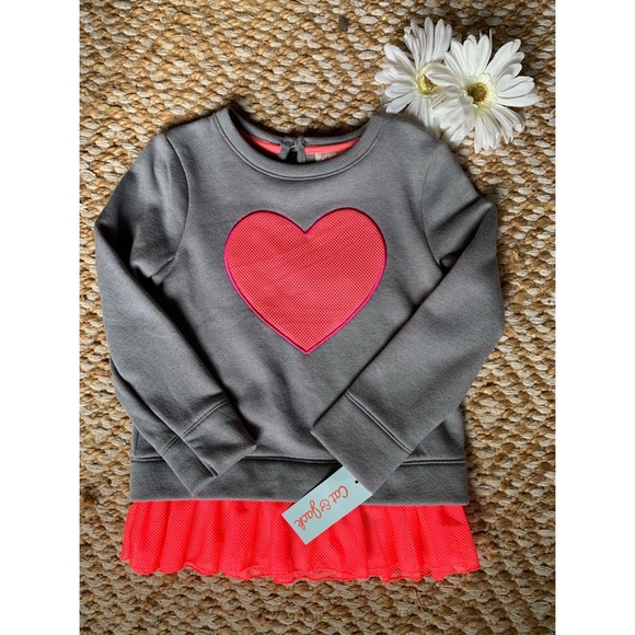 Target Other - 🆕Cat&Jack Heart Sweatshirt